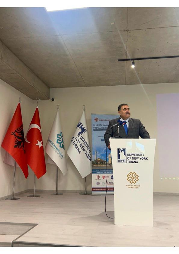 3. Uluslararası Rumeli Sosyal Bilimler Kongresi, Tiran'da çeşitli ülkelerden akademisyenleri bir araya getirdi