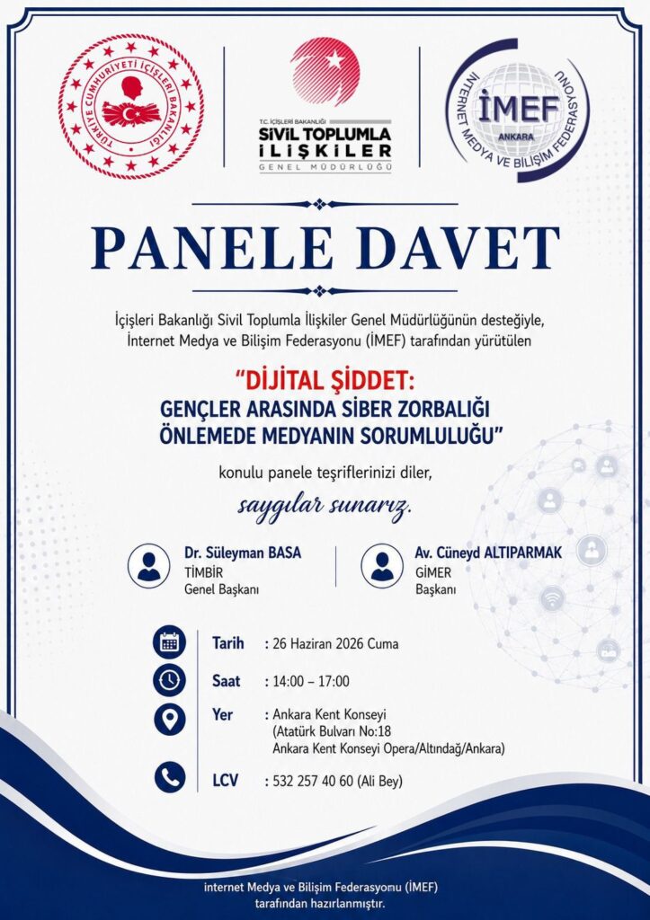 İMEF'ten dijital şiddet ve siber zorbalığa karşı farkındalık paneli