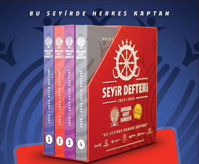 Ankara Kent Konseyi'nin 2019-2025 dönemini anlatan "Seyir Defteri" yayımlandı