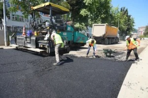 Giresun'da asfalt çalışmalarına hız verildi