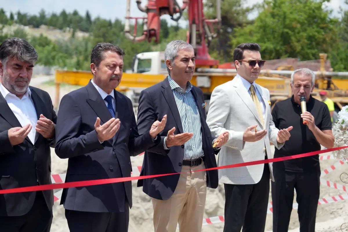 Beypazarı'nda Adliye lojmanları temeli atıldı