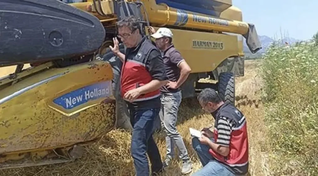 Serik'te biçerdöver kontrolü