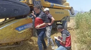 Serik'te biçerdöver kontrolü