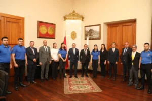 Vali Ziya Polat, ceza infaz personelini ağırladı