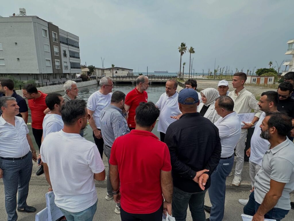 İskenderun'daki Feyezan Kanalı Projesi'nde çalışmalar sürüyor