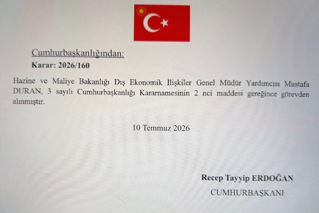 Görevden alma ve Atamalar Resmi Gazete'de