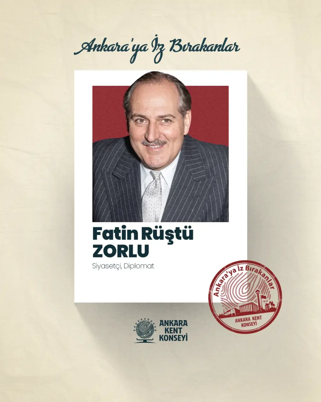 Ankara'ya İz Bırakanlar; Fatin Rüştü Zorlu