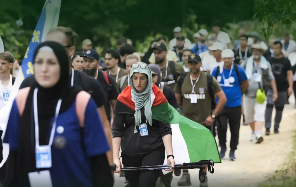 Bosna'da Marş Mira “Barış Yürüyüşü” başladı