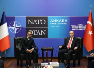 Cumhurbaşkanı Erdoğan, Fransa Cumhurbaşkanı Macron ile görüştü
