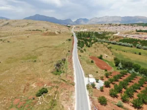 Doğanşehir Yolkoru’da tozlu yol tarihe karıştı