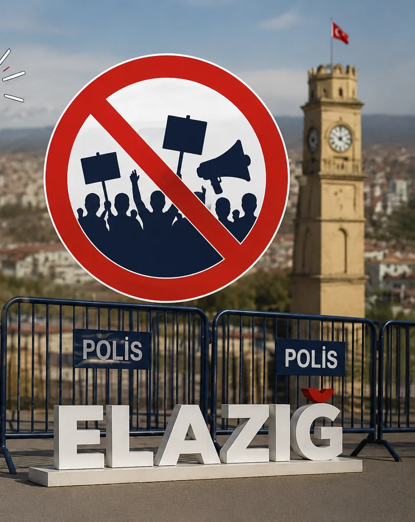 Elazığ'da bazı eylem ve etkinlikler 14 gün süreyle yasaklandı