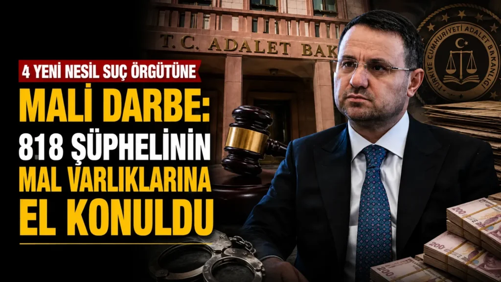 4 yeni nesil suç örgütüne mali darbe 818 şüphelinin mal varlıklarına el konuldu