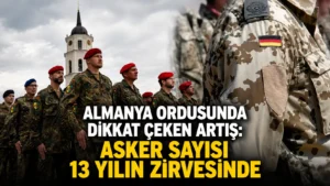 Almanya ordusunda dikkat çeken artış Asker sayısı 13 yılın zirvesinde
