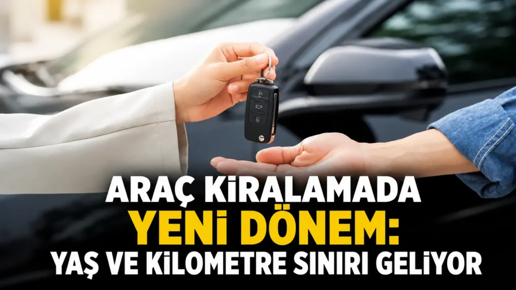 Araç kiralamada yeni dönem Yaş ve kilometre sınırı geliyor