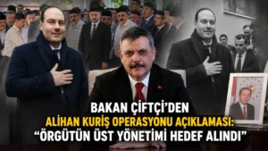 Bakan Çiftçiden Alihan Kuriş operasyonu açıklaması “Örgütün üst yönetimi hedef alındı”