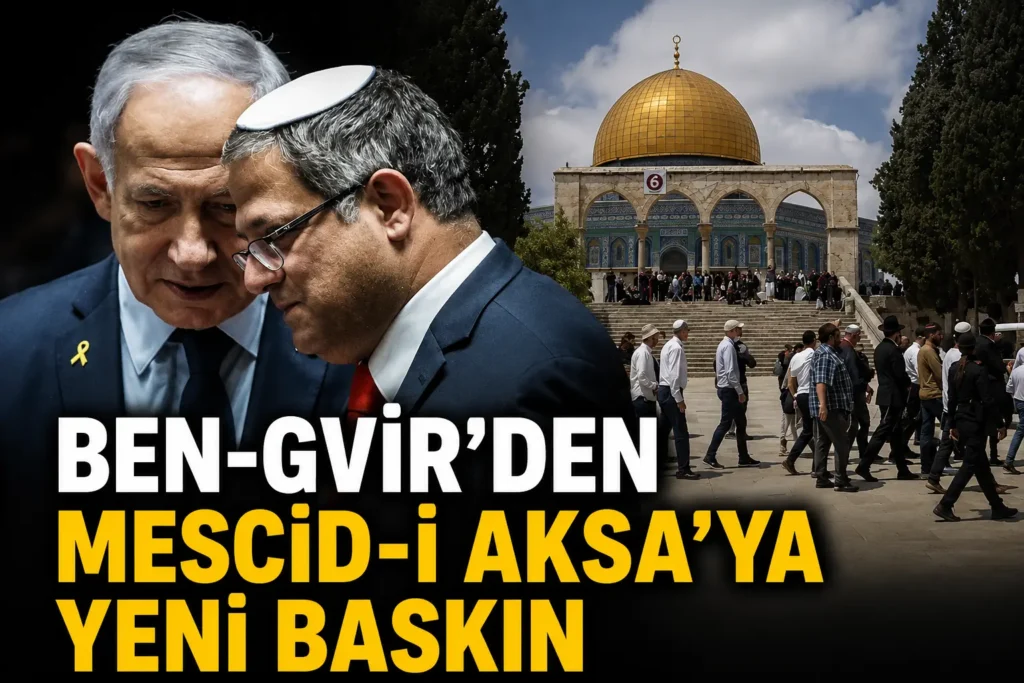 Ben-Gvirden Mescid-i Aksaya yeni baskın (1)