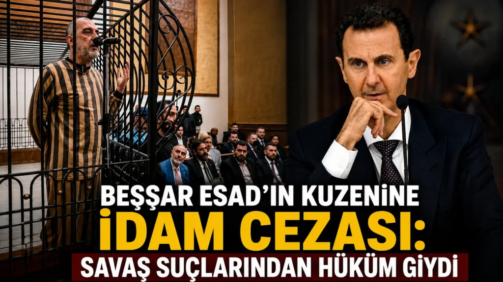 Beşşar Esadın kuzenine idam cezası Savaş suçlarından hüküm giydi