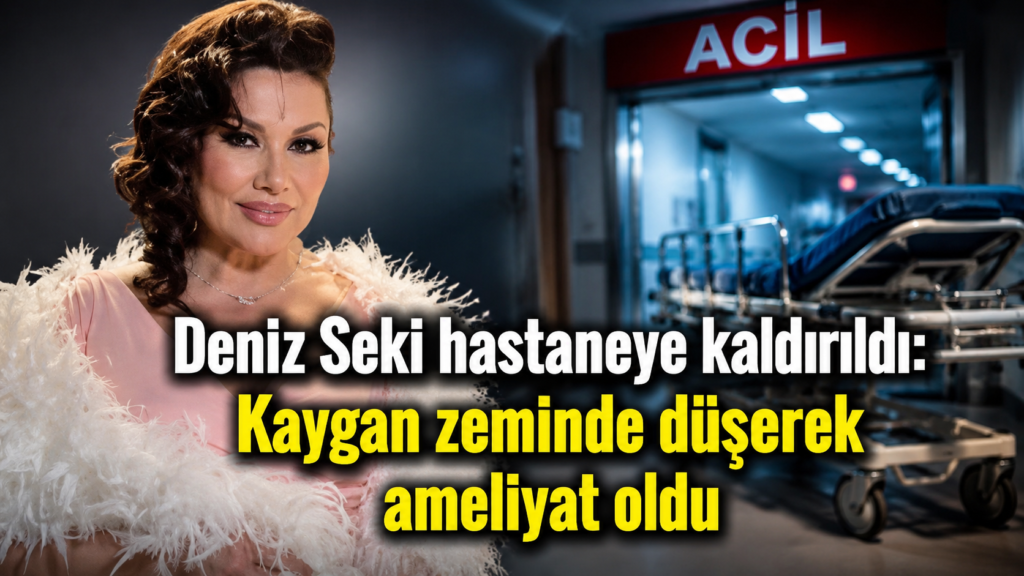 Deniz Seki hastaneye kaldırıldı Kaygan zeminde düşerek ameliyat oldu