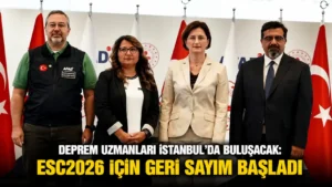 Deprem Uzmanları İstanbulda Buluşacak ESC2026 İçin Geri Sayım Başladı