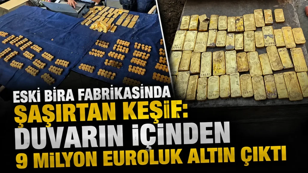 Eski Bira Fabrikasında Şaşırtan Keşif Duvarın İçinden 9 Milyon Euroluk Altın Çıktı