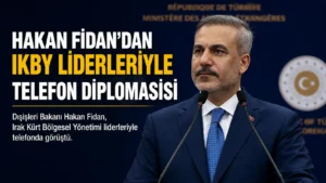 Hakan Fidandan IKBY liderleriyle telefon diplomasisi