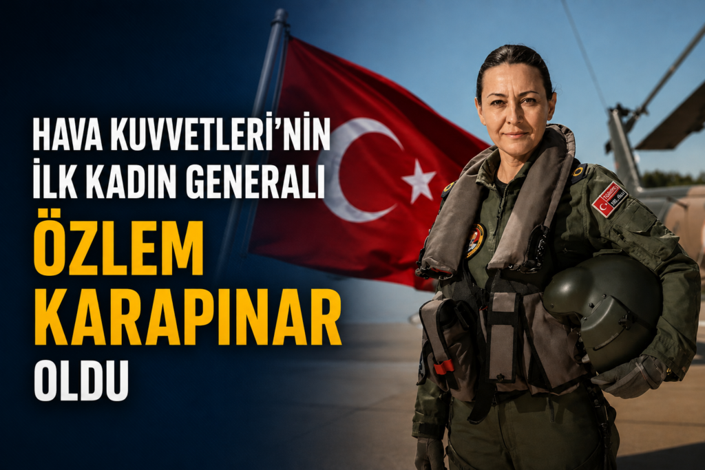 Hava Kuvvetlerinin ilk kadın generali Özlem Karapınar oldu