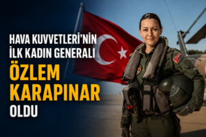 Hava Kuvvetlerinin ilk kadın generali Özlem Karapınar oldu