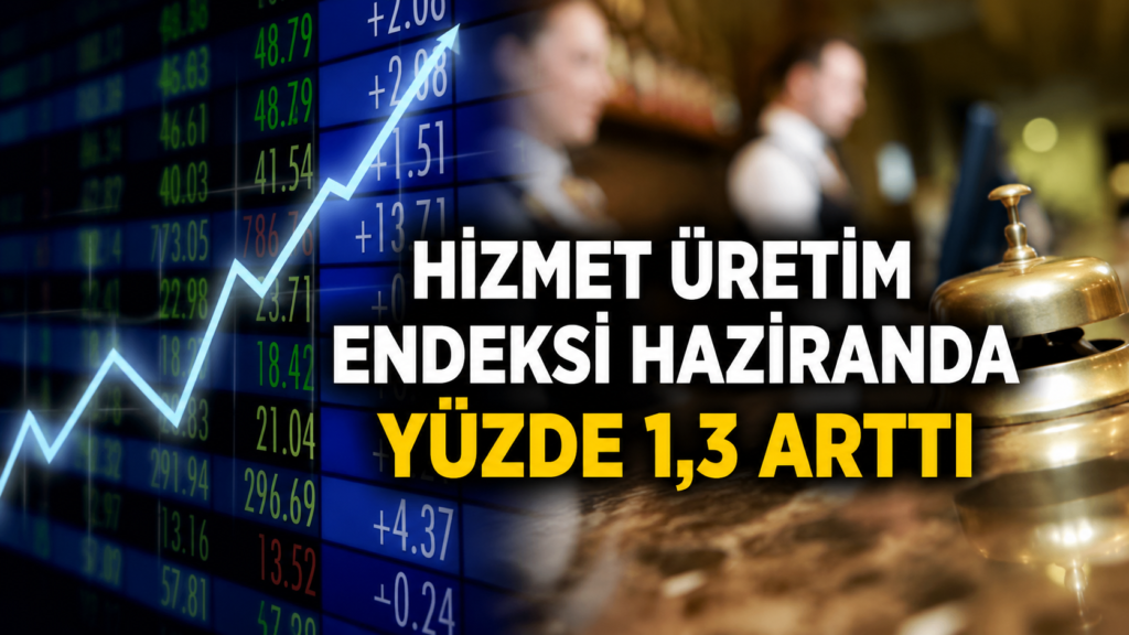 Hizmet Üretim Endeksi Haziranda Yüzde 1,3 Arttı