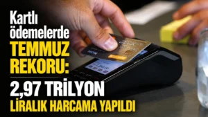 Kartlı ödemelerde temmuz rekoru 2,97 trilyon liralık harcama yapıldı (1)