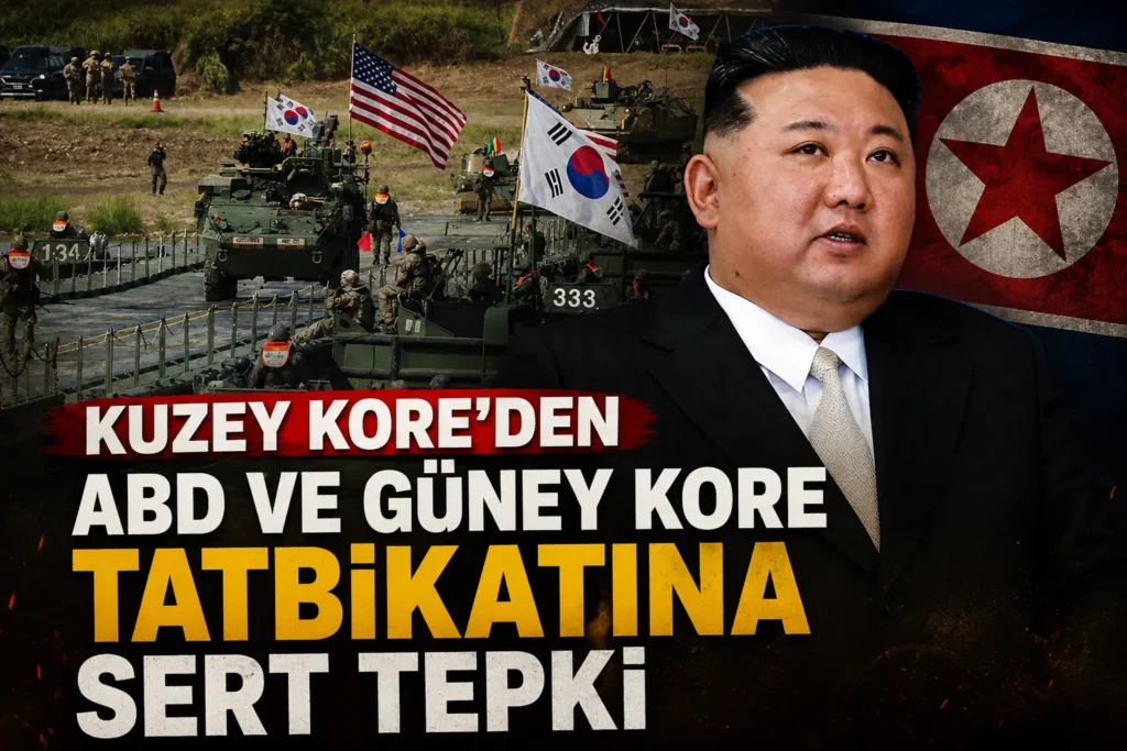 Kuzey Koreden ABD ve Güney Kore Tatbikatına Sert Tepki