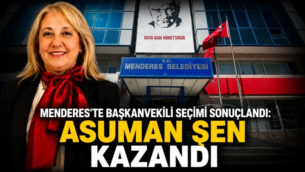 Mendereste başkanvekili seçimi sonuçlandı Asuman Şen kazandı