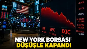 New York borsası düşüşle kapandı