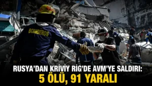 Rusyadan Kriviy Rigde AVM’ye Saldırı 5 Ölü, 91 Yaralı