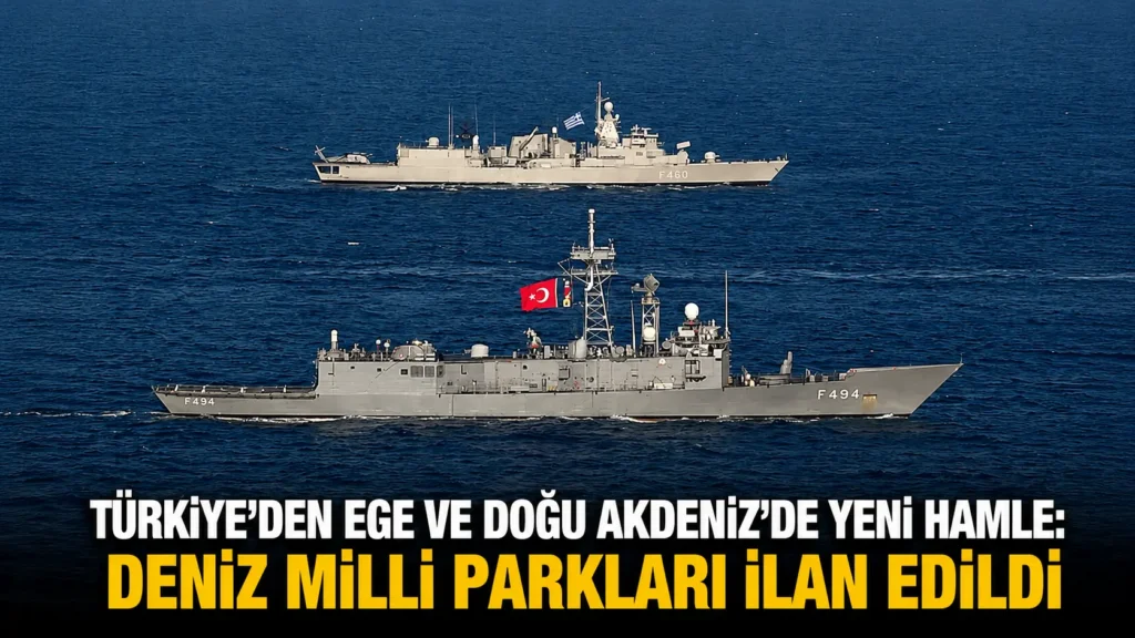 Türkiyeden Ege ve Doğu Akdeniz’de Yeni Hamle Deniz Milli Parkları İlan Edildi
