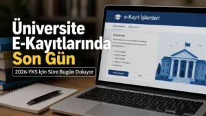 Üniversite E-Kayıtlarında Son Gün 2026-YKS İçin Süre Bugün Doluyor (2)
